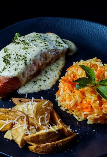 Saumon Laqué Miso et Nouilles Sésame