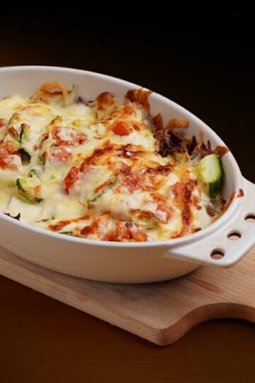 Dorade Gratinée, Fondue de Poireaux et Pain Complet Toasté