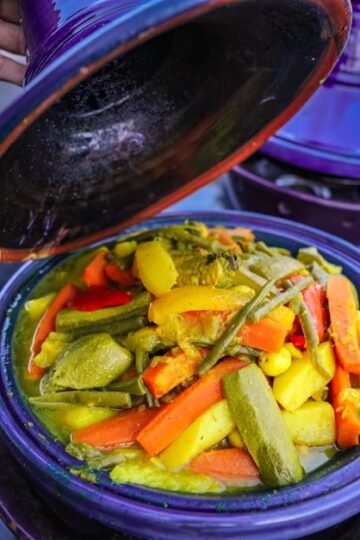 Poulet Fermier Tajine aux Lentilles et Légumes Racines