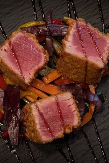 Thon Rouge Mariné Façon Meze, Avocat Écrasé