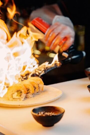 Cabillaud Flambé au Cognac et Ratatouille Provençale Maison