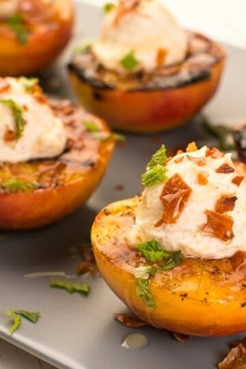 Pommes Caramélisées, Crème de Cajou, Biscuits Amandes