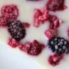Crème Italienne Fraîche aux Fruits Rouges et Coco
