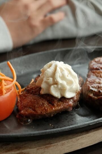 Entrecôte Vapeur Japonaise, Carottes Glaçées au Miso