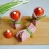 Involtini de Jambon Cru, Tomates Cerises Rôties Plancha