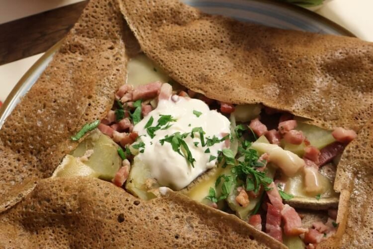 Galettes de Sarrasin aux Edamames, Ratatouille Maison