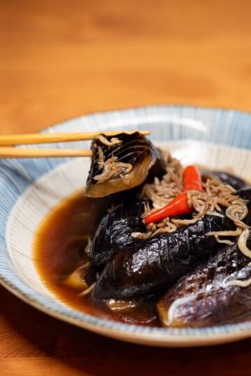 Braisé de Chou au Parmesan, Aubergines Confites