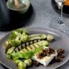 Tofu Ferme Façon Alsacienne, Courgettes Grillées au Wok