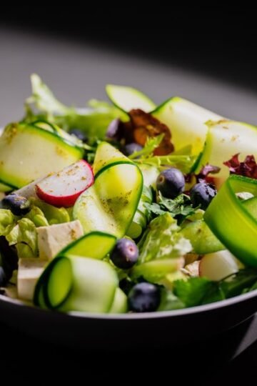 Feta Marinée Citron, Concombre et Roquette Poivrée