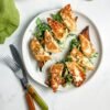 Salade tiède Halloumi grillé, Oeuf poché et Mesclun
