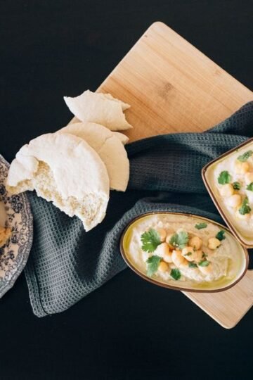 Pois Chiches Grillés Halloumi Plancha Roquette Fraîche
