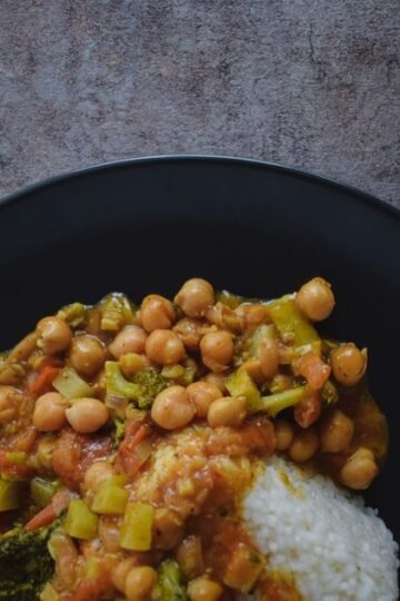 Ragoût Breton de Légumes, Pois Chiches Rôtis et Purée