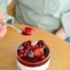 Fondant Vegan Mascarpone Fruits Rouges Flambés