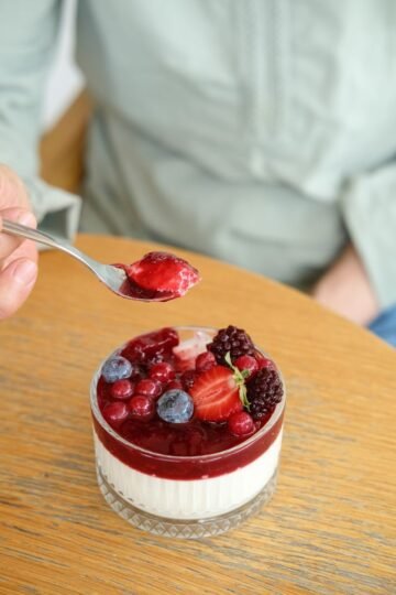 Fondant Vegan Mascarpone Fruits Rouges Flambés