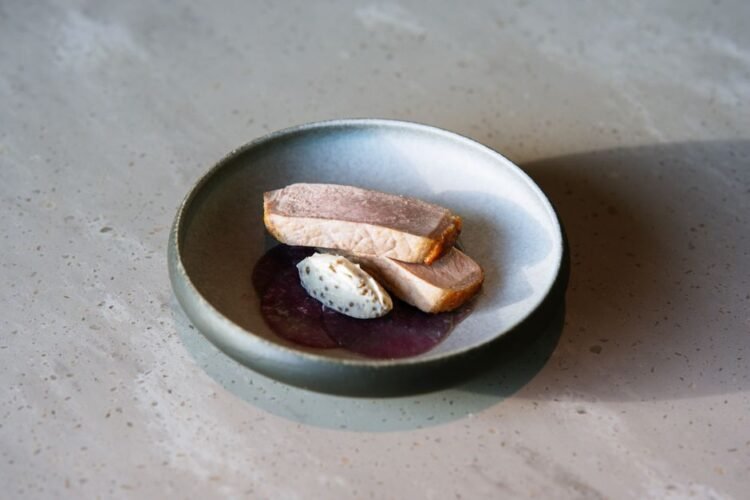 Foie Gras Poché, Légumes Marinés aux Agrumes