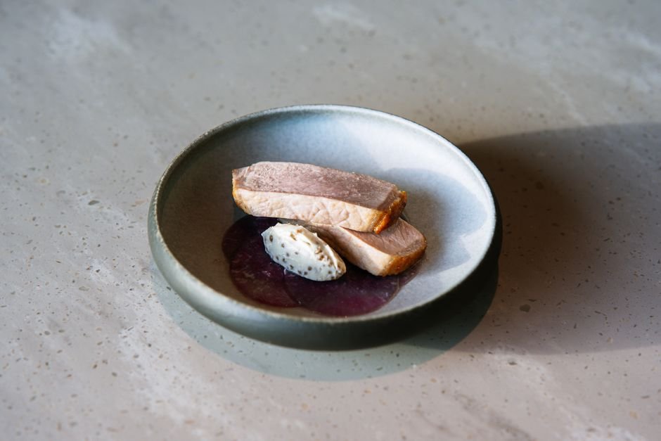 Foie Gras Poché, Légumes Marinés aux Agrumes