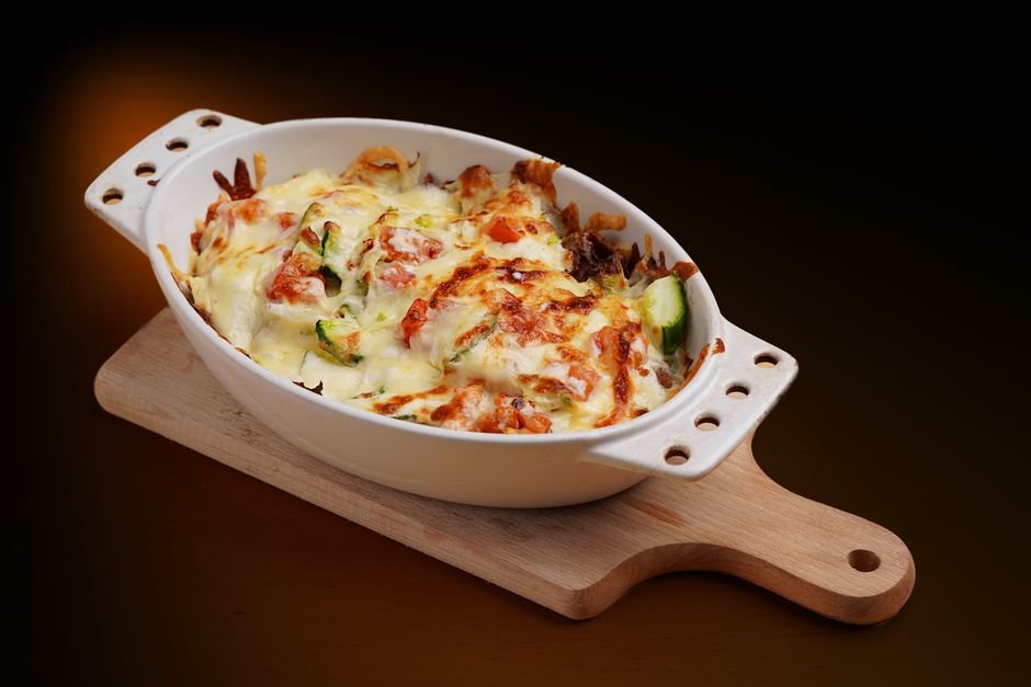 Gratin de Ricotta Doré au Miel et Noix