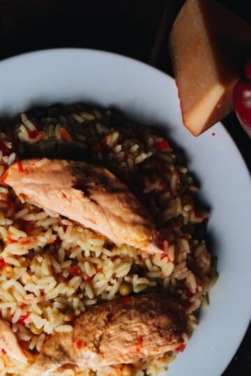 Lotte Basque Pimentée, Poivrons Tomate et Riz Basmati