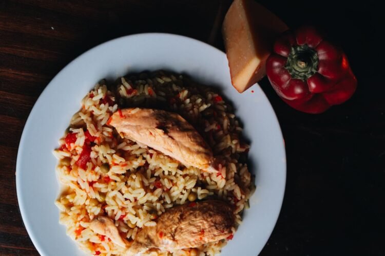 Lotte Basque Pimentée, Poivrons Tomate et Riz Basmati