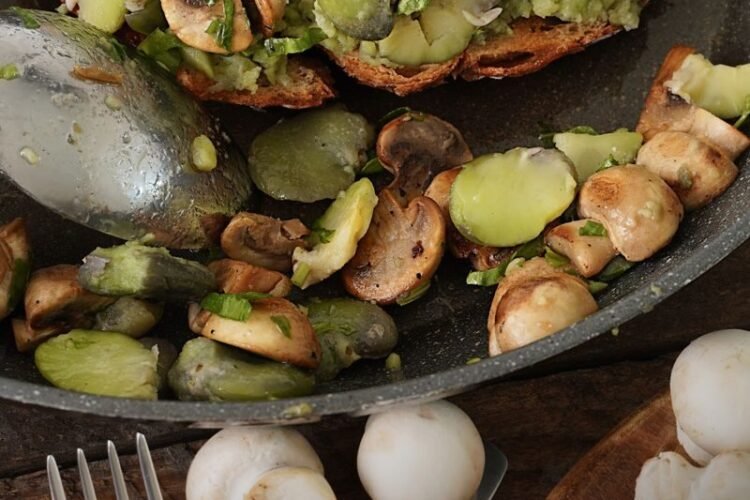 Papillote Alsacienne d&rsquo;Edamame aux Champignons Persillade