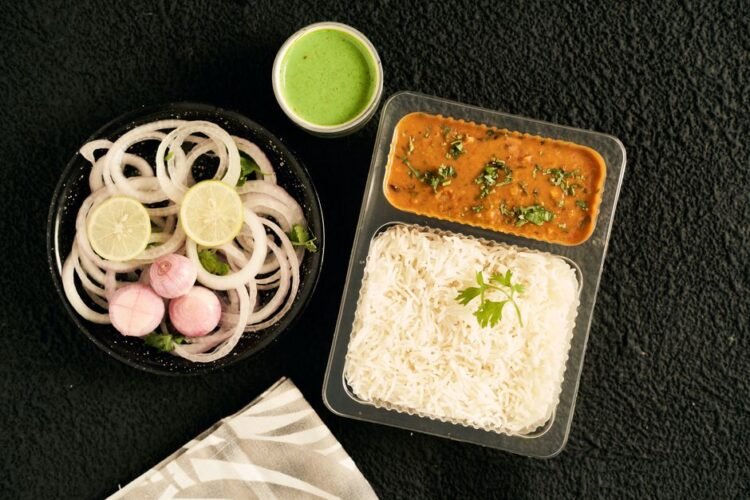 Poêlée Crémeuse de Lentilles Corail, Riz Basmati Parfumé