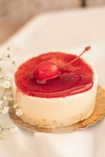 Fondant Végétal Ricotta et son Coulis aux Fruits Rouges