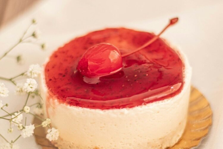 Fondant Végétal Ricotta et son Coulis aux Fruits Rouges