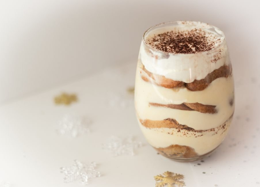 Crémeux Mascarpone Potimarron Épicé, Éclats de Pistache Crémeux Mascarpone Potimarron Épicé, Éclats de Pistache