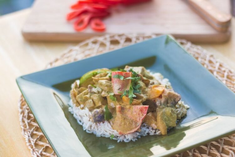 Curry Mexicain d&rsquo;Entrecôte et Panais Caramélisés