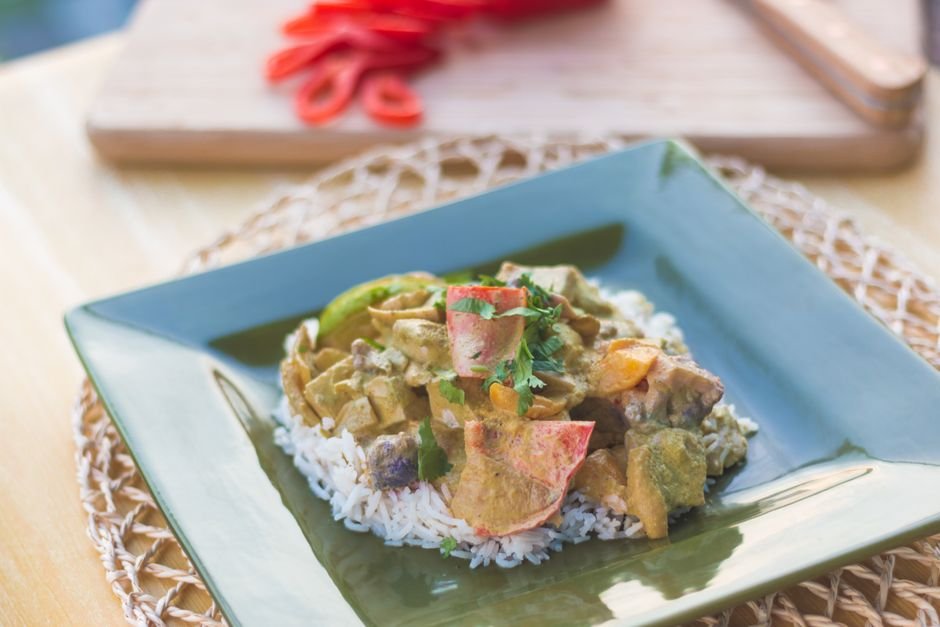 Curry Mexicain d&rsquo;Entrecôte et Panais Caramélisés